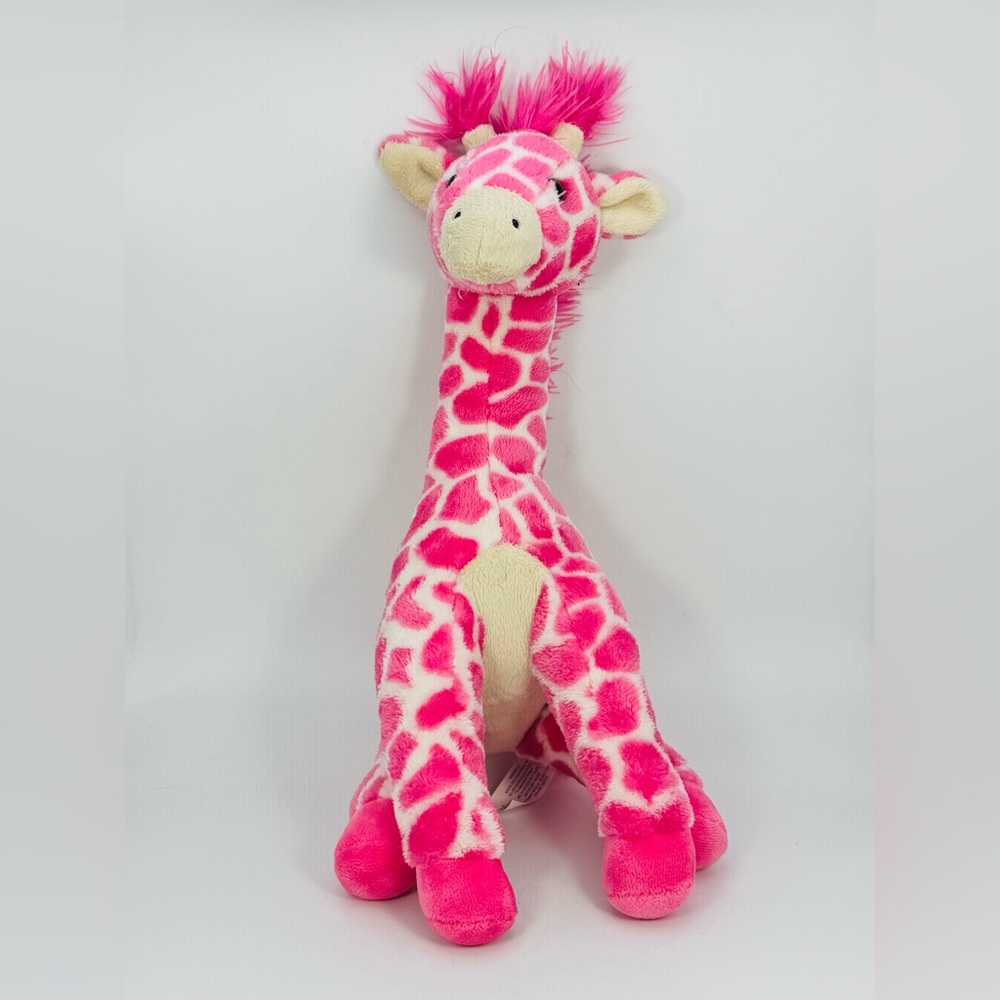 Wishpets Pink Giraffe Plush Madeline 2017 14 Inch Stuffed Animal Toy
